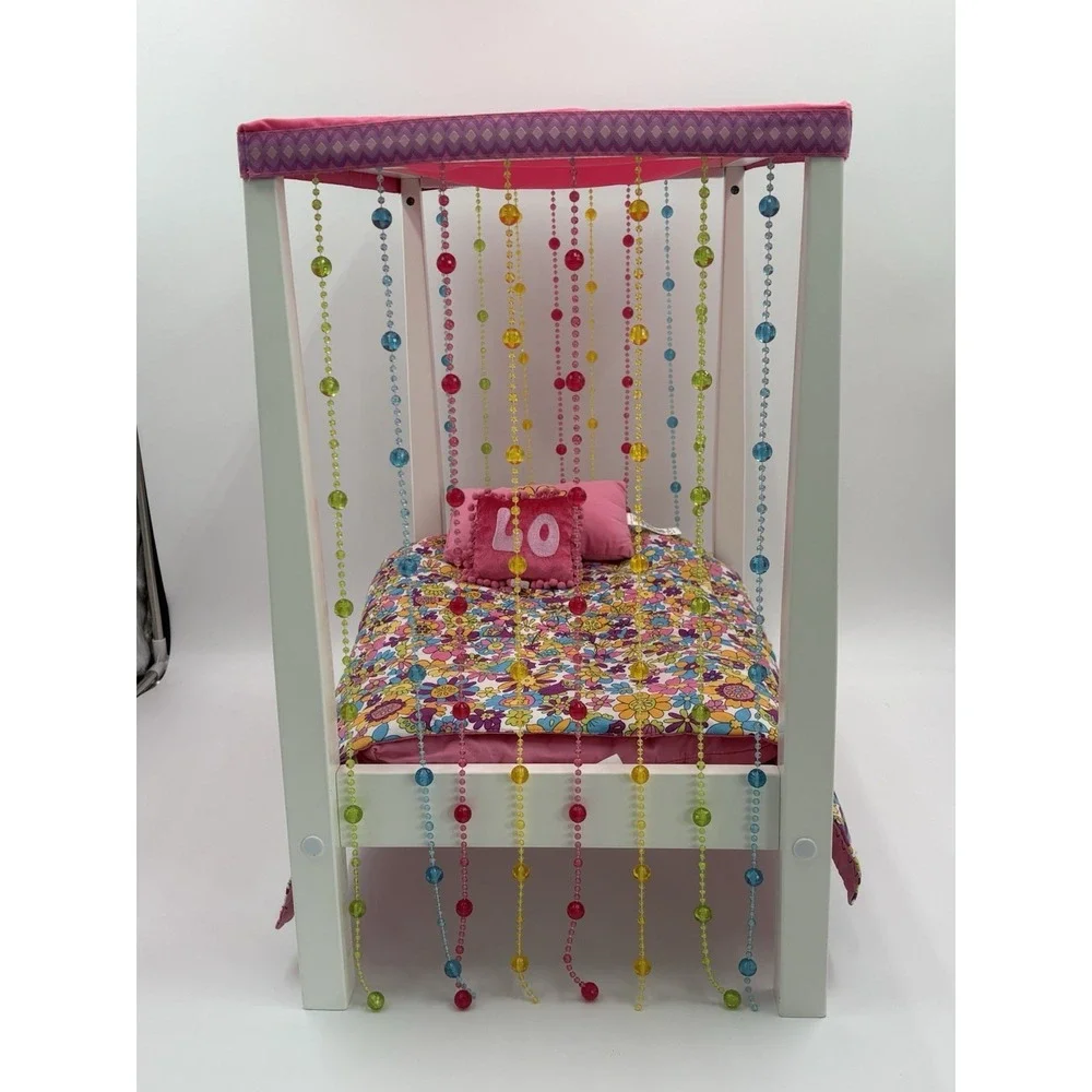 American Girl Julie's Groovy Bed & Bedding 18